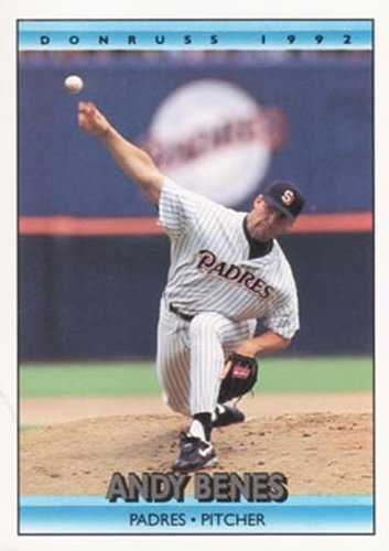 #524 Andy Benes - San Diego Padres - 1992 Donruss Baseball
