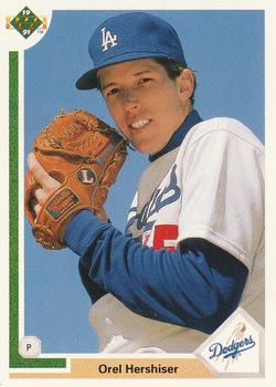 #524 Orel Hershiser - Los Angeles Dodgers - 1991 Upper Deck Baseball