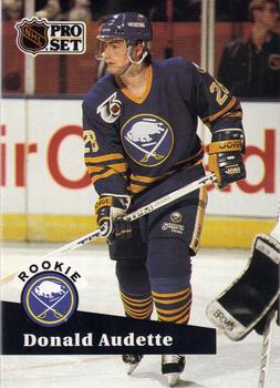 #524 Donald Audette - 1991-92 Pro Set Hockey