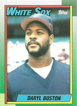 #524 Daryl Boston - Chicago White Sox - 1990 Topps Baseball