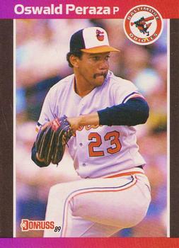 #524 Oswald Peraza - Baltimore Orioles - 1989 Donruss Baseball