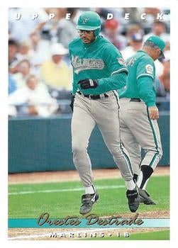 #524 Orestes Destrade - Florida Marlins - 1993 Upper Deck Baseball