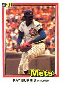 #524a Ray Burris - New York Mets - 1981 Donruss Baseball