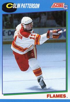 #525 Colin Patterson - Calgary Flames - 1991-92 Score Canadian Hockey