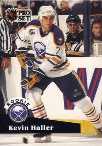 #525 Kevin Haller - 1991-92 Pro Set Hockey