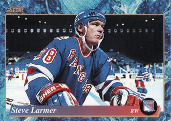 #525 Steve Larmer - New York Rangers - 1993-94 Score Canadian Hockey