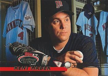 #525 Kent Hrbek - Minnesota Twins - 1993 Stadium Club Baseball