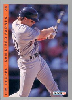 #525 Tim Teufel - San Diego Padres - 1993 Fleer Baseball