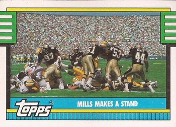 #525 Sam Mills - New Orleans Saints - 1990 Topps Football