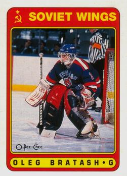 #525 Oleg Bratash - Krylya Sovetov - 1990-91 O-Pee-Chee Hockey