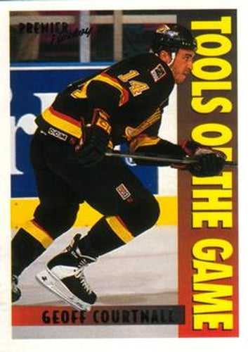 #525 Geoff Courtnall - Vancouver Canucks - 1994-95 O-Pee-Chee Premier Hockey