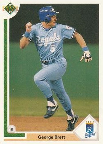 #525 George Brett - Kansas City Royals - 1991 Upper Deck Baseball