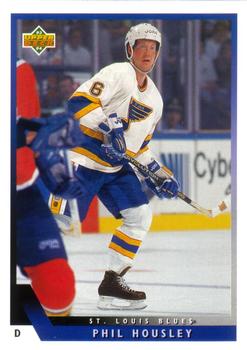 #525 Phil Housley - St. Louis Blues - 1993-94 Upper Deck Hockey