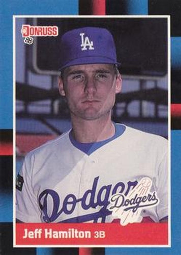#525 Jeff Hamilton - Los Angeles Dodgers - 1988 Donruss Baseball
