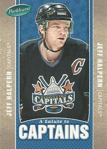 #525 Jeff Halpern - Washington Capitals - 2005-06 Parkhurst Hockey