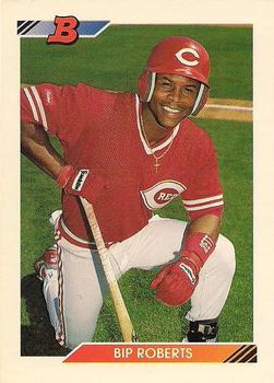 #525 Bip Roberts - Cincinnati Reds - 1992 Bowman Baseball