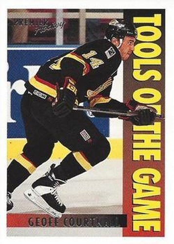 #525 Geoff Courtnall - Vancouver Canucks - 1994-95 Topps Premier Hockey