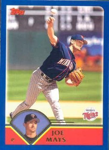 #525 Joe Mays - Minnesota Twins - 2003 Topps Baseball