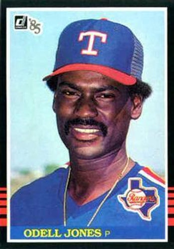 #525 Odell Jones - Texas Rangers - 1985 Donruss Baseball