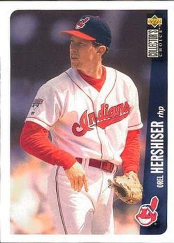 #525 Orel Hershiser - Cleveland Indians - 1996 Collector's Choice Baseball
