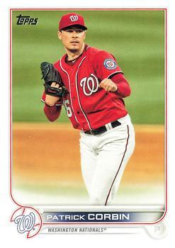 #525 Patrick Corbin - Washington Nationals - 2022 Topps Baseball