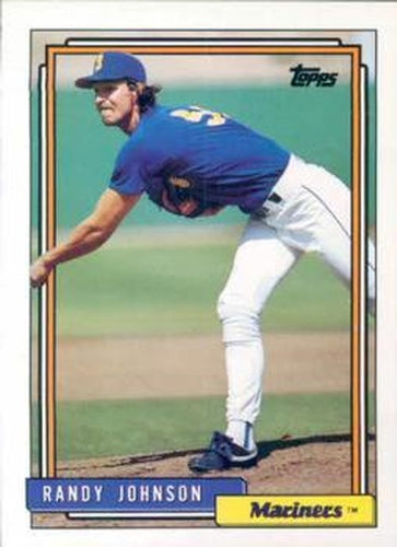 #525 Randy Johnson - Seattle Mariners - 1992 Topps Baseball