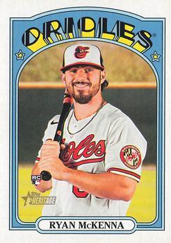 #525 Ryan McKenna - Baltimore Orioles - 2021 Topps Heritage Baseball