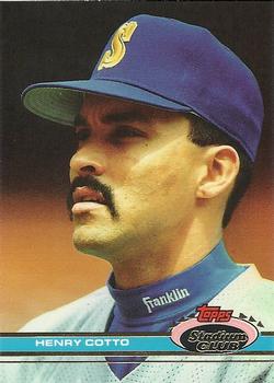 #525 Henry Cotto - Seattle Mariners - 1991 Stadium Club Baseball