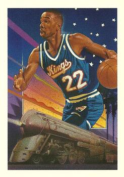 #525 Lionel Simmons - Sacramento Kings - 1991-92 Hoops Basketball