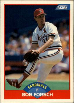 #525 Bob Forsch - St. Louis Cardinals - 1989 Score Baseball