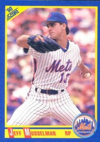 #525 Jeff Musselman - New York Mets - 1990 Score Baseball