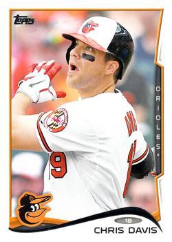 #525a Chris Davis - Baltimore Orioles - 2014 Topps Baseball