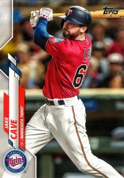 #525 Jake Cave - Minnesota Twins - 2020 Topps Baseball