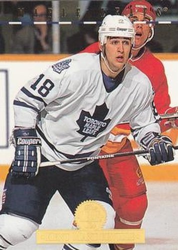 #526 Kent Manderville - Toronto Maple Leafs - 1994-95 Leaf Hockey