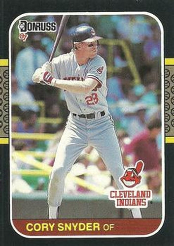 #526 Cory Snyder - Cleveland Indians - 1987 Donruss Baseball