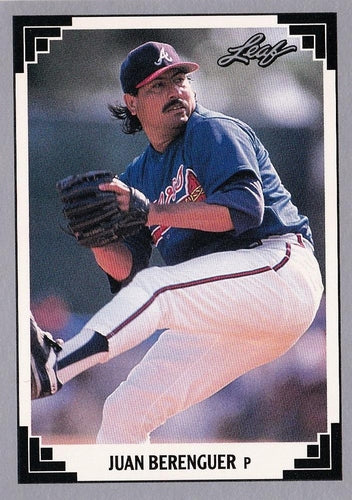 #526 Juan Berenguer - Atlanta Braves - 1991 Leaf Baseball