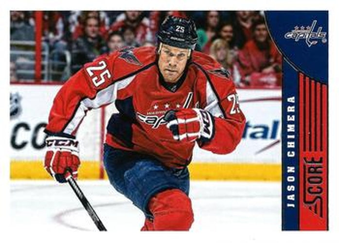 #526 Jason Chimera - Washington Capitals - 2013-14 Score Hockey