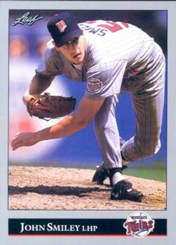 #526 John Smiley - Minnesota Twins - 1992 Leaf Baseball