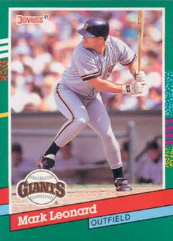 #526 Mark Leonard - San Francisco Giants - 1991 Donruss Baseball