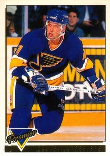 #526 Daniel Laperriere - St. Louis Blues - 1993-94 O-Pee-Chee Premier Hockey - Gold