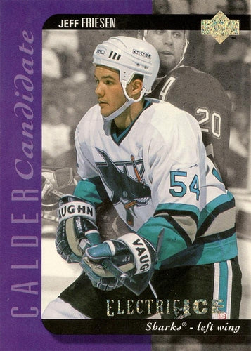#526 Jeff Friesen - San Jose Sharks - 1994-95 Upper Deck Hockey - Electric Ice