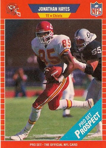 #526 Jonathan Hayes - Kansas City Chiefs - 1989 Pro Set Football