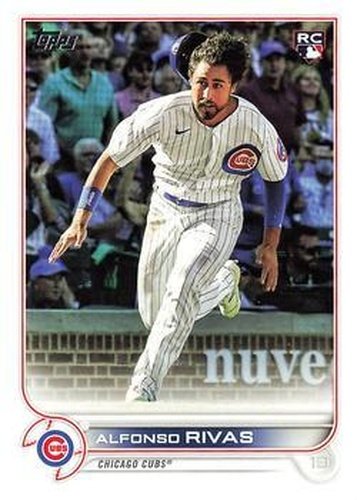 #526 Alfonso Rivas - Chicago Cubs - 2022 Topps Baseball