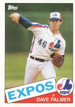 #526 David Palmer - Montreal Expos - 1985 Topps Baseball