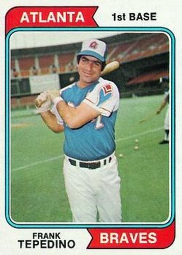 #526 Frank Tepedino - Atlanta Braves - 1974 Topps Baseball