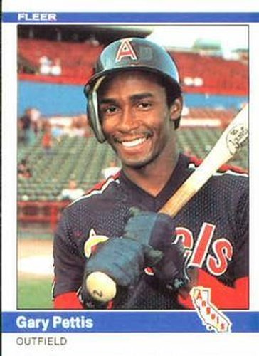 #526 Gary Pettis - California Angels - 1984 Fleer Baseball