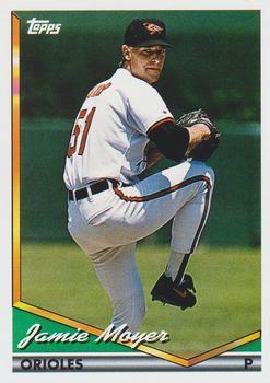 #526 Jamie Moyer - Baltimore Orioles - 1994 Topps Baseball