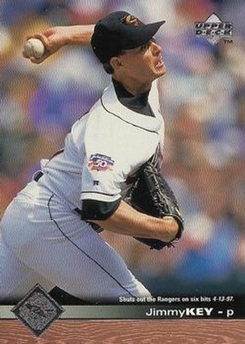 #526 Jimmy Key - Baltimore Orioles - 1997 Upper Deck Baseball