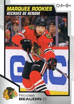#526 Nicolas Beaudin - Chicago Blackhawks - 2020-21 O-Pee-Chee Hockey
