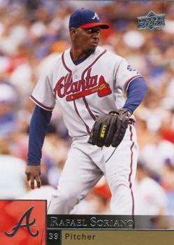 #526 Rafael Soriano - Atlanta Braves - 2009 Upper Deck Baseball